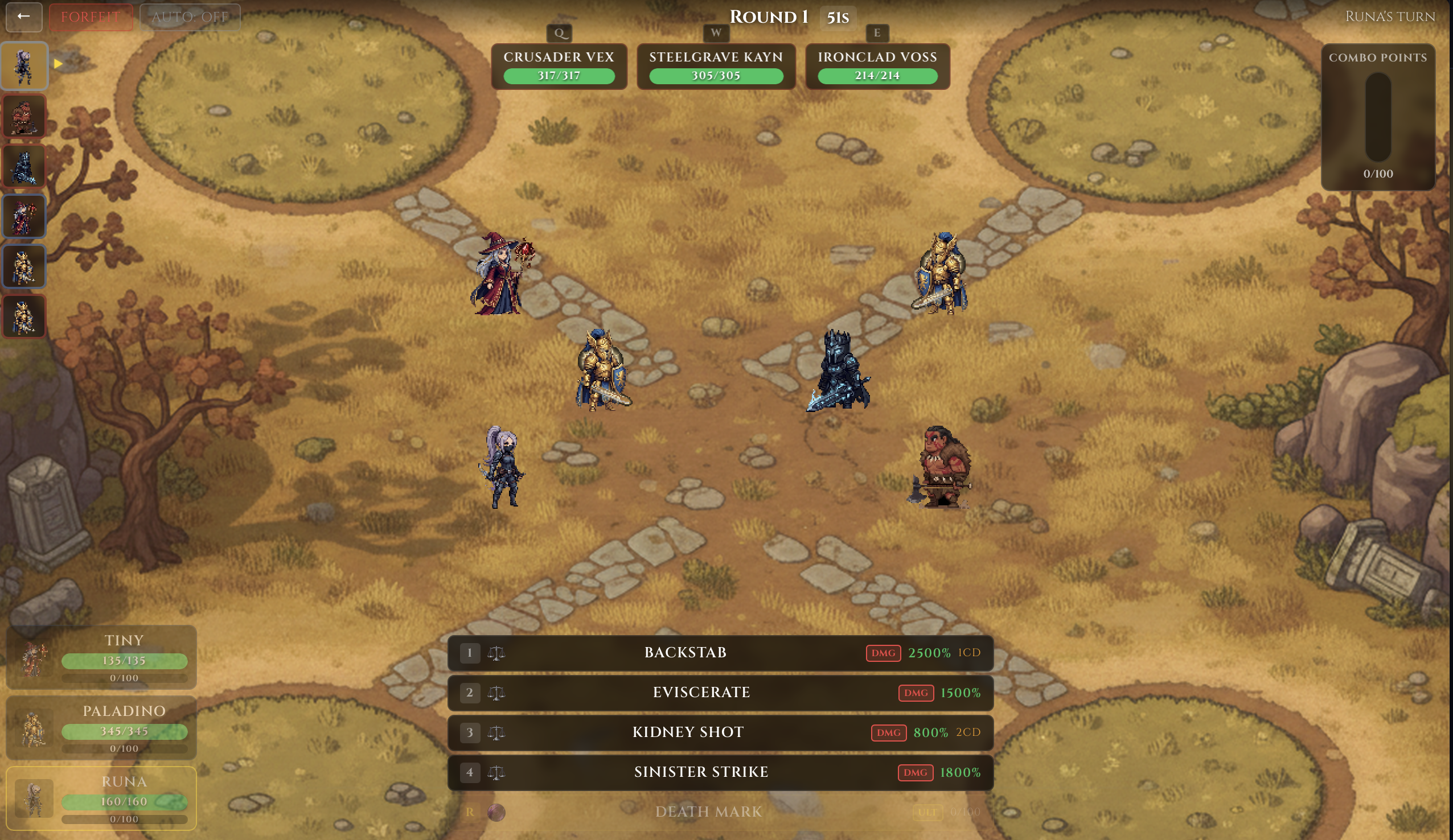 PvP battle and loadout scene